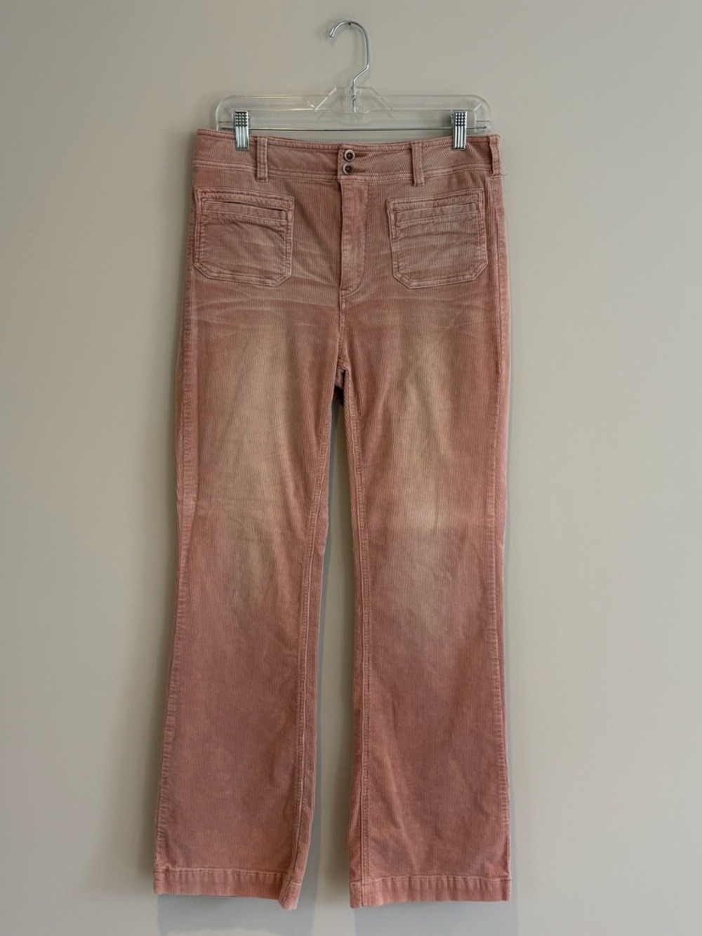 Pilcro Corduroy Trousers in Dusty Rose Size 29